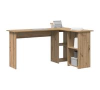 vidaXL Scrivania in Rovere artigianale con scaffale 142×102×73 cm Truciolare Media