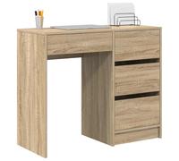 vidaXL Scrivania in rovere Sonoma Rovere Sonoma Particle Board