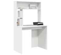 vidaXL Bureau Wit 91 x 50 x 149 cm Bewerkt hout
