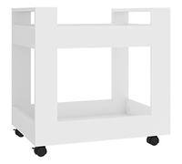 vidaXL Carrello per Scrivania Bianco 60x45x60 cm in Legno Multistrato