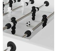 vidaXL Calcio da Tavolo 12 pcs Bianco e Nero 3.6 x 3.6 cm