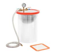 vidaXL Camera a Vuoto in Acciaio Inossidabile 22,7 L Incapsulamento Degasaggio
