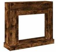 vidaXL Cornice per Camino Rovere Fumo 100x30x87,5 cm in Truciolato, Cornice per caminetto, Struttura per Camino, Decorazione Camino, Telaio per Camino