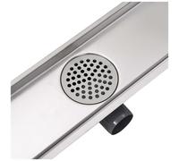 Vidaxl - Canaletta Di Drenaggio Per Doccia 830x140 Mm Acciaio Inox
