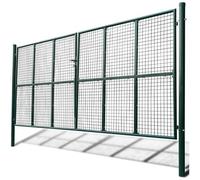 vidaXL Cancello in Rete per Giardino 415 x 250 cm / 400 x 200 cm