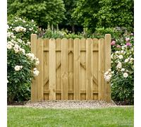 vidaXL Cancello da giardino 100 x 100 cm Legno Massello di Pino Verde
