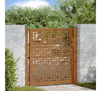 vidaXL Cancello da giardino 100x100 cm con design a croce