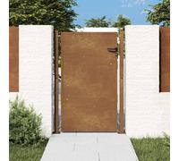 vidaXL Cancello da Giardino 100x125 cm in Acciaio Corten