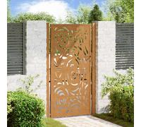 vidaXL Cancello da giardino 100x175 cm con design a fiamma