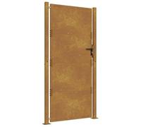vidaXL Cancello da Giardino 105x180 cm in Acciaio Corten