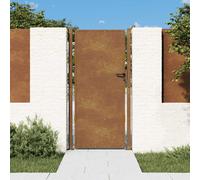 vidaXL Cancello da Giardino 105x180 cm in Acciaio Corten