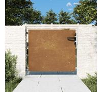 vidaXL Cancello da Giardino 85x100 cm in Acciaio Corten