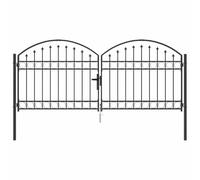 vidaXL Cancello da giardino - Barriera esterna, divisore per giardino, entrata, paesaggio classico, tradizionale, privacy e sicurezza