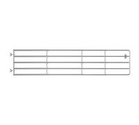 vidaXL Cancello da Giardino Cancellata per Giardino Chiusura per Staccionata Porta per Recinzione in Acciaio a 5 Sbarre (150-400) x90 cm Argento