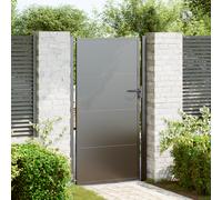 vidaXL Cancello da giardino con blocco Nero 100 x 175 cm