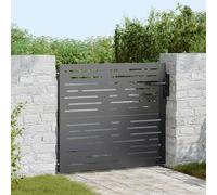 vidaXL Cancello da Giardino - Una Soluzione Elegante e Moderna per Il Tuo Giardino. È Resistente alle intemperie, Anti-corrosione e Non perde Colore Facilmente.
