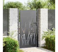 vidaXL Cancello da Giardino Moderno di per Ingressi Esterni - Barriera per Giardini, Cancelli Contemporanei per Bordo Paesaggistico e Recinzione