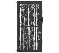 vidaXL Cancello da Giardino - Un cancello Moderno per Il Tuo Patio, Ideale per un'entrata contemporanea o Un Sentiero Minimalista.