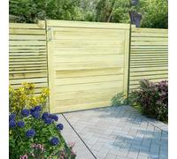 vidaXL Cancello da Giardino in Legno di Pino Impregnato 100x100 cm