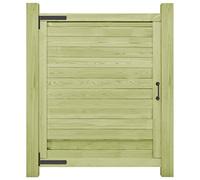 vidaXL Cancello da Giardino in Legno di Pino Impregnato 125x100 cm
