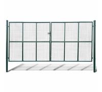 vidaXL Cancello in Rete per Giardino 415 x 250 cm / 400 x 200 cm