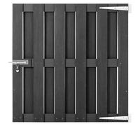 VIDAXL - Cancello Da Giardino In Wpc 100x100 Cm Grigio