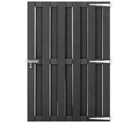 VIDAXL - Cancello Da Giardino In Wpc 100x150 Cm Grigio