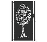 vidaXL Porta da giardino per ingresso esterno, recinzione di sicurezza, ideale per il cortile.