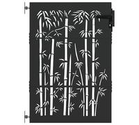 vidaXL Cancello da Giardino - Un cancello Moderno per Il Tuo Spazio all'aperto, Perfetto per Dare Un Tocco di Stile all'Ingresso del Tuo Patio o vialetto.