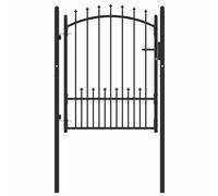 vidaXL Cancello della recinzione con punte EMMEN 100 x 125 cm