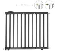 VIDAXL - Cancello di Sicurezza Estensibile Deco Pop Nero 63-106 cm