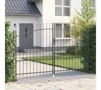 vidaXL Cancello Doppio WOERDEN 299,5 x 224,5 cm Acciaio Bloccabile