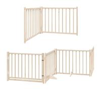 vidaXL Cancello per Cani Porta Pieghevole 12 Pannelli 960 cm in Pioppo