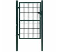 vidaXL Cancello Cancelletto giardino 2D Porta (singolo) antracite 106x210 cm