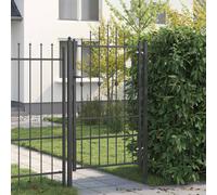 vidaXL Cancello per recinzione HORST 100 x 150 cm Metallo Nero