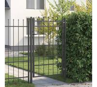 vidaXL Cancello per recinzione HORST 100 x 150 cm Metallo Nero