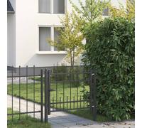 vidaXL Cancello per recinzione HORST 100 x 75 cm Metallo Bloccabile