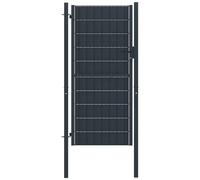 VIDAXL - Cancello Per Recinzione In Acciaio 100x164 Cm Antracite