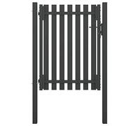 Cancello per recinzione in acciaio 1x1,7 m antracite