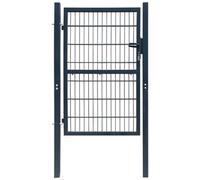 Vidaxl - Cancello Staccionata 2d (singolo) Grigio Antracite 106 X 170 Cm