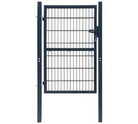 Vidaxl - Cancello Staccionata 2d (singolo) Grigio Antracite 106 X 190 Cm