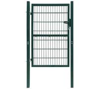 vidaXL Cancello Cancelletto giardino 2D Porta (singolo) antracite 106x210 cm
