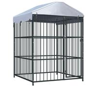 vidaXL Canile da Esterno con Tetto 150x150x210 cm