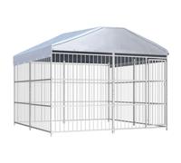 vidaXL Canile da Esterno con Tetto 300x300 cm