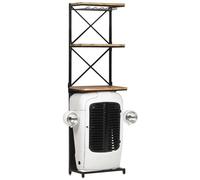 VIDAXL - Cantinetta per Vini a Trattore Bianca 49x31x172 cm Mango Grezzo