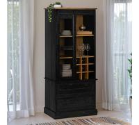 vidaXL Cantinetta per Vini HALDEN con Portabottiglie&Porta Scorrevole