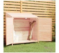 Capanno da giardino 102x52x112 cm in legno massello di abete