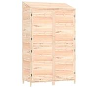 vidaXL Capanno da Giardino 102x52x174,5 cm in Legno Massello di Abete