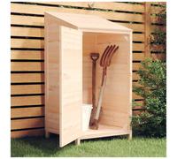 Capanno da giardino 55x52x112 cm in legno massello di abete