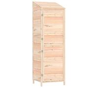 vidaXL Capanno da Giardino 55x52x174,5 cm in Legno Massello di Abete
